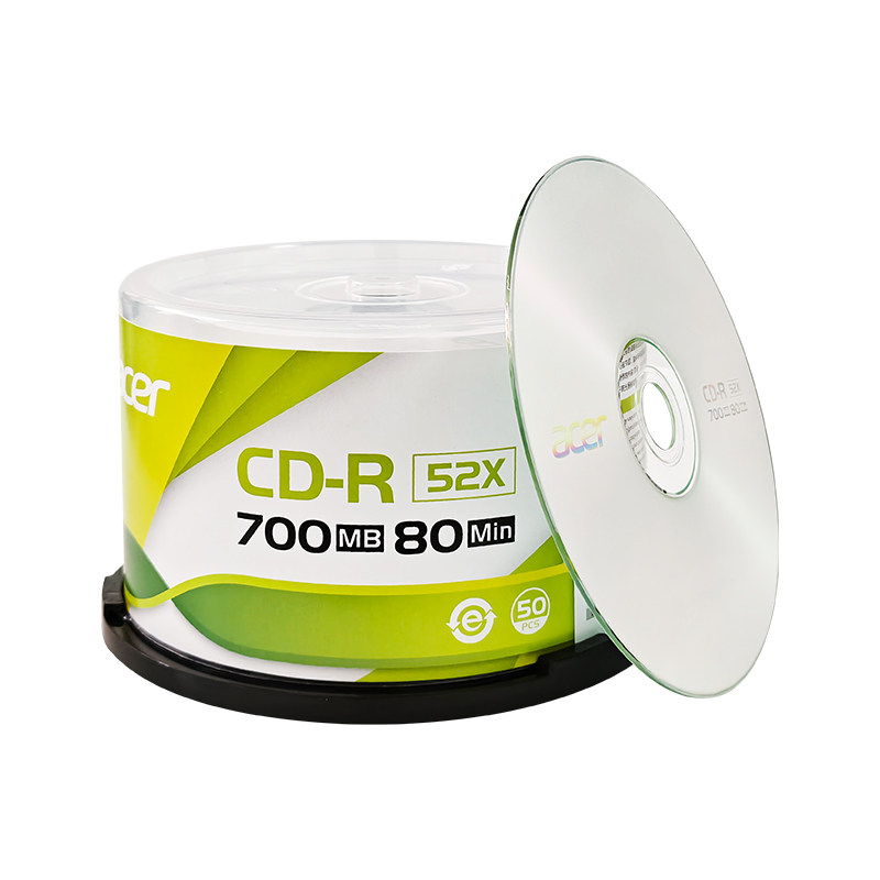 Acre/宏基CD-R 700M 刻录盘 空白光盘 cdr刻录碟片52X 50片装CD图片