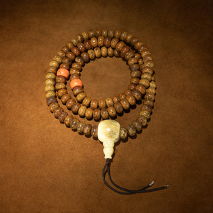 所见最大〓清代藏传大尺寸高密度星月菩提老念珠老佛珠手持珠收藏