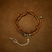 状态d级 清代藏传大圆满星月菩提老念珠108颗老佛珠手持珠手钏