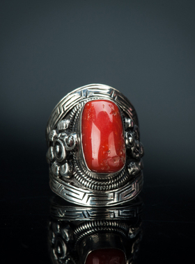 纯手工打造镶嵌指环