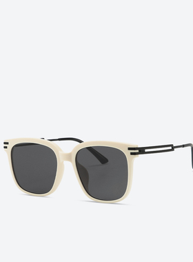 新款百搭复古风男女同款镂空大框墨镜尼龙镜片防紫外线太阳镜9061