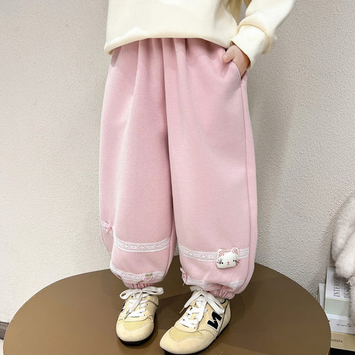 女童裤子秋季2026新款童装洋气中小童运动休闲裤秋装儿童女孩卫裤