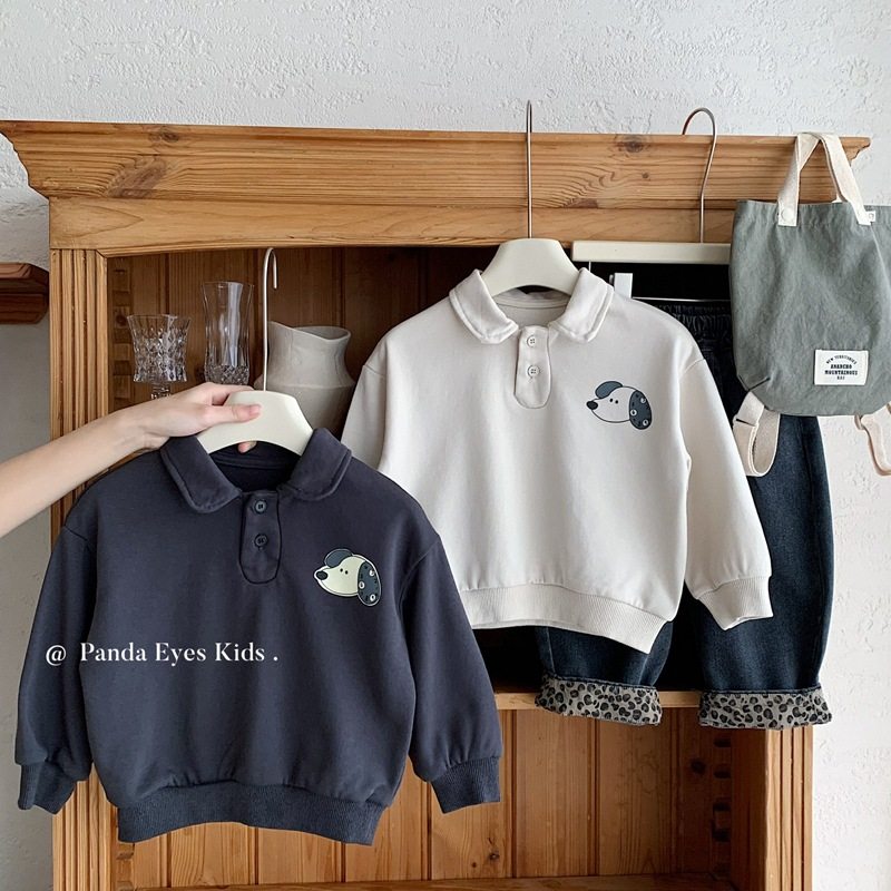 儿童POLO衫米色小童春秋t恤男童女童翻领长袖打底衫卡通卫衣韩版,童装/婴儿装/亲子装,儿童POLO衫,淘宝优惠券,粉丝福利购,淘宝优惠卷