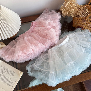 女童半身裙春夏款时尚洋气儿童春夏装短裙宝宝春夏季tutu蓬蓬纱裙