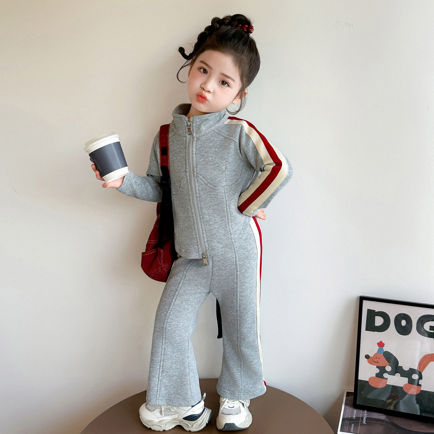 女小童春装套装2026新款洋气儿童运动两件套春秋季女宝宝时髦衣服,童装/婴儿装/亲子装,儿童运动套装,淘宝优惠券,粉丝福利购,淘宝优惠卷