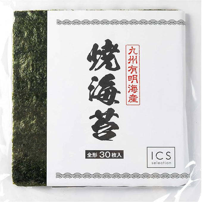 有明海苔寿司使用烧海苔30片装