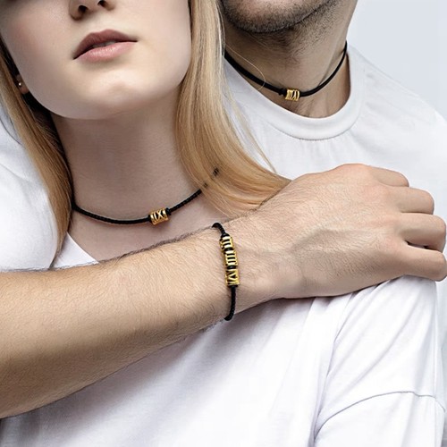 手工编织路路通锁骨链手链可修剪