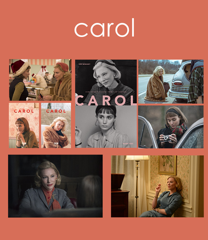 carol剧照明信片/凯特布兰奇特魔王鲁尼玛拉明信片8张/套