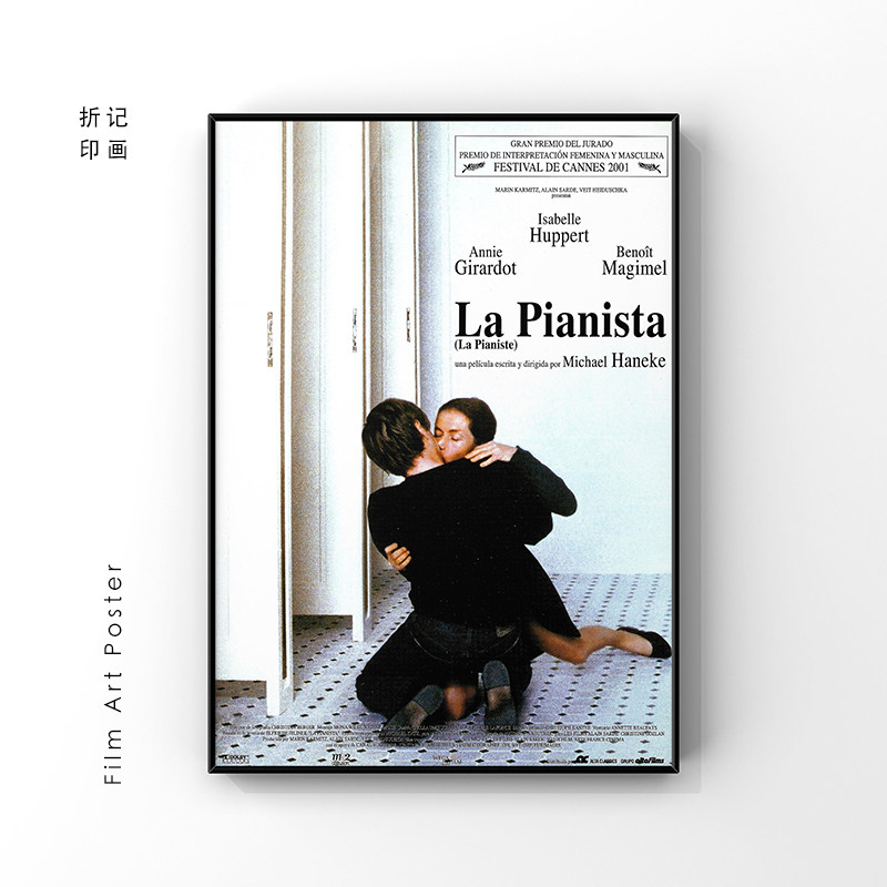 钢琴教师 哈内克 电影海报装饰画 房间装饰墙贴