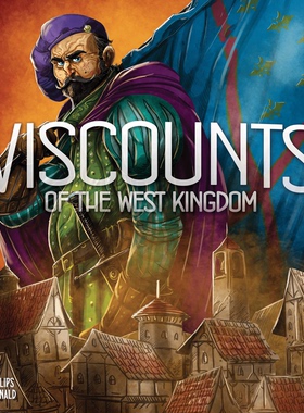 【大公鸡桌游】Viscounts of the West Kingdom 西国子爵英文正版