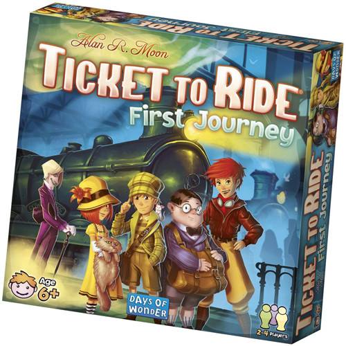 【大公鸡桌游】Ticket to Ride: First Journey - North America