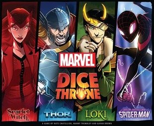 Throne Marvel Hero 侠技霸投 Dice Box 英文正版 大公鸡桌游