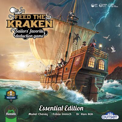 【大公鸡桌游】Feed the Kraken 英文正版现货 险恶疑航