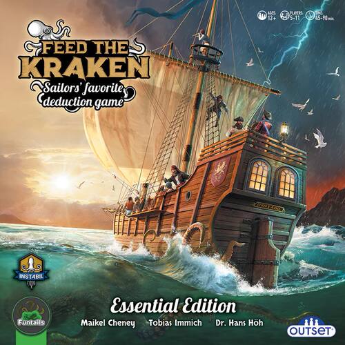 【大公鸡桌游】Feed the Kraken 英文正版现货 险恶疑航
