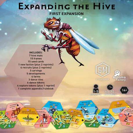 【大公鸡桌游】Apiary: Expanding the Hive 英文正品
