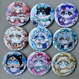 崩坏星穹铁道奇美拉吧唧同人猫猫徽章谷子周边万敌白厄那刻夏饮月