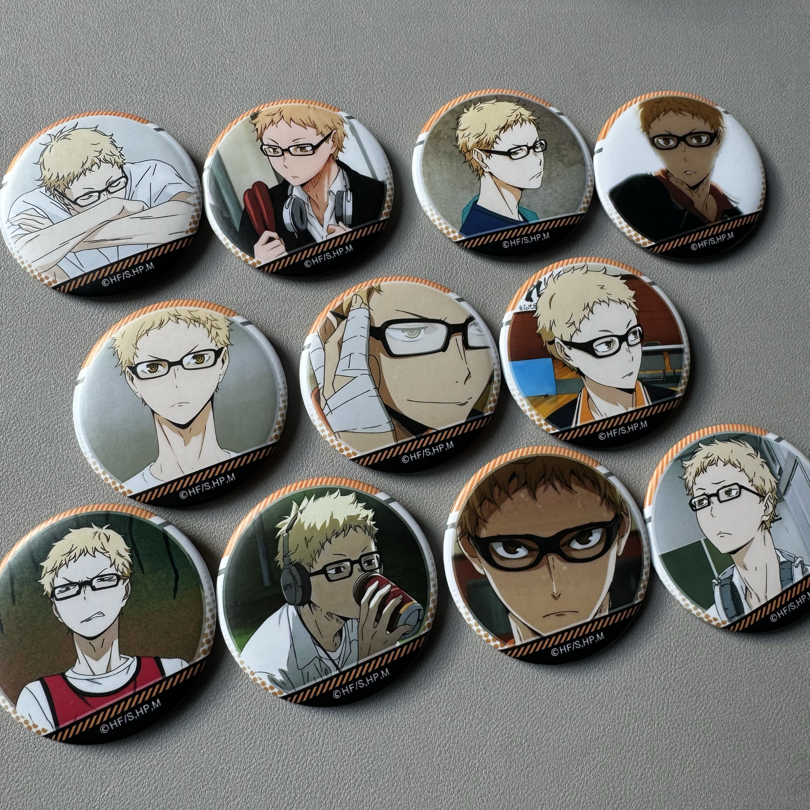 月岛萤tv吧唧个人池排球少年周边自制徽章谷子现货58mm马口铁底