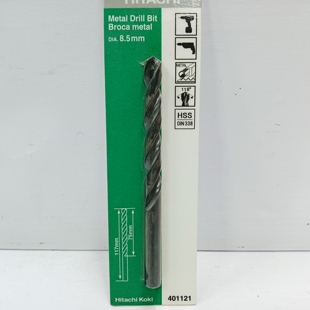 日立401121麻花钻咀 钻木钻铁  电钻用-8.5*117MM（1支装）