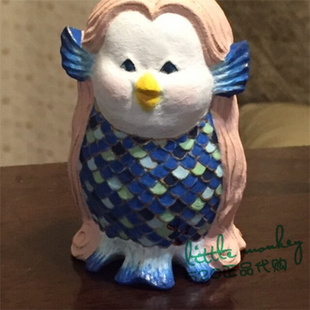 日本代购 人鱼妖怪 疫病退散 匠人手工 和风  陶制公仔人偶摆件