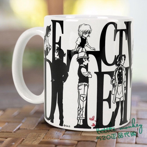 日本代购 名侦探柯南 可爱陶瓷马克杯 水杯