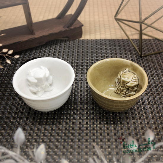 日本代购 银河英雄传说 可爱陶瓷立体公仔水杯茶杯酒杯