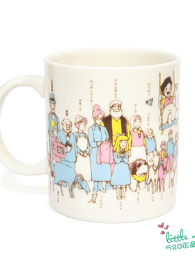 日本代购 阿尔卑斯山的少女 可爱50th陶瓷马克杯水杯