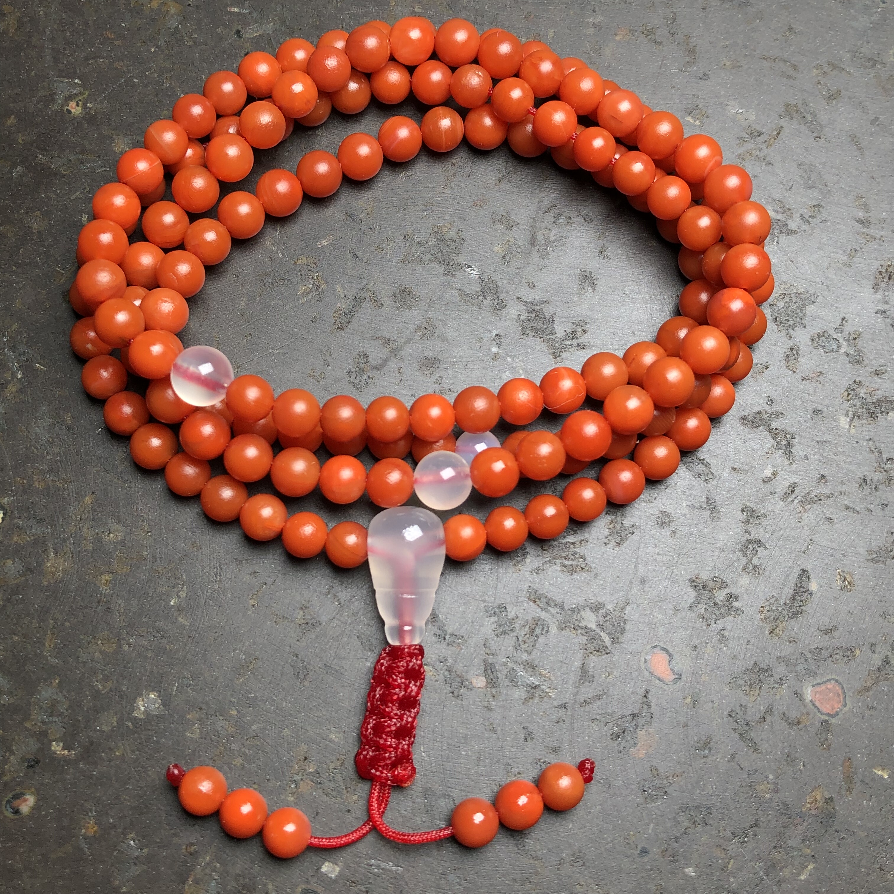 云南保山料老南红玛瑙 天然原矿柿子红满色满肉108项链毛衣链 5mm,饰品/流行首饰/时尚饰品新,颈饰,淘宝优惠券,粉丝福利购,淘宝优惠卷