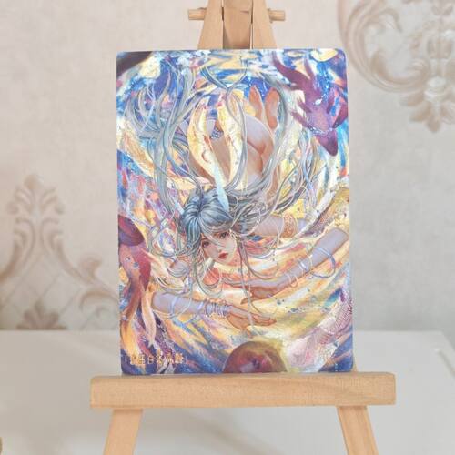 异界水浒神姬 浪里白条张顺 半粗闪折光闪卡 88*63MM尺寸