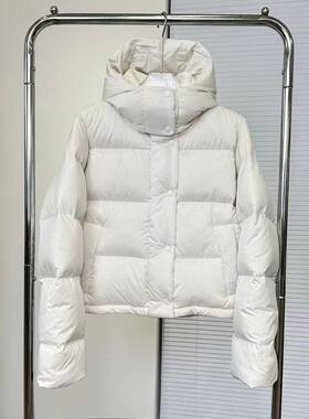 莆田高版本露露羽绒服保暖连帽女士外套泡芙五格四格