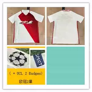 2016-17 A.S. Monaco Home Retro Jersey 【ID: 4402155647】S-2XL