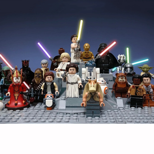 星球大战阿米达拉女王奎刚金绝地武士西斯小人仔积木男女益智玩具