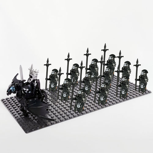 魔界霍比特人索伦人仔积木玩具