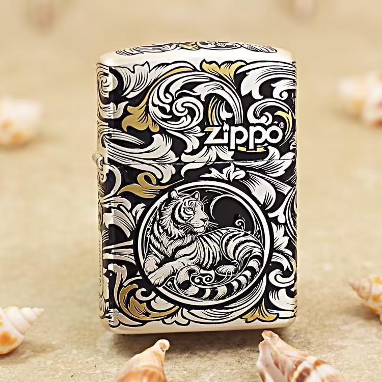 正版zippo防风煤油打火机收藏