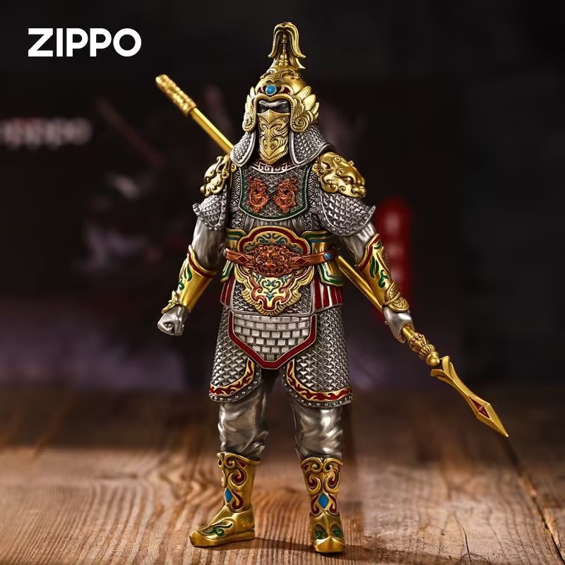 Zippo常胜将军夜光摆件送男友