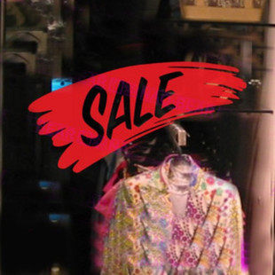 墙贴sale标识贴  服装店面橱窗装饰 店铺标语墙贴玻璃门贴纸