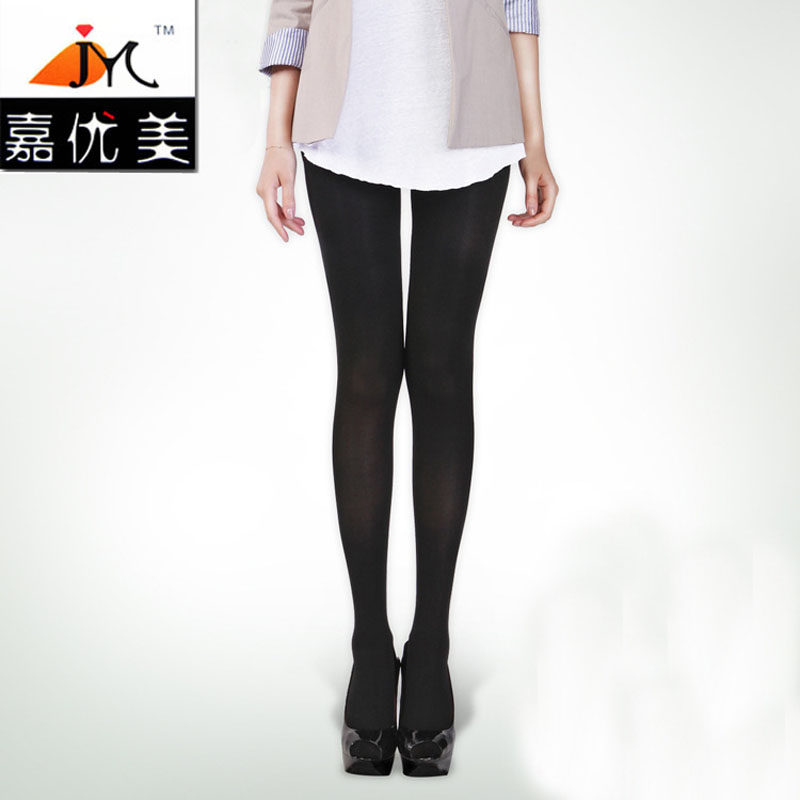 2条包邮 正品嘉优美女士连裤袜 120D抗起球天鹅绒性感防勾打底裤