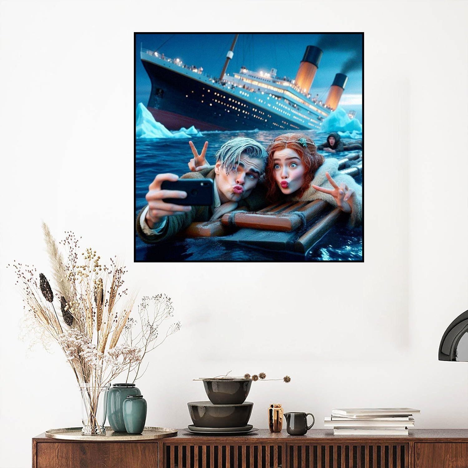 TITANIC铁达尼克钻石画成人DIY手工贴钻画砖十字绣卧室客泰坦尼克