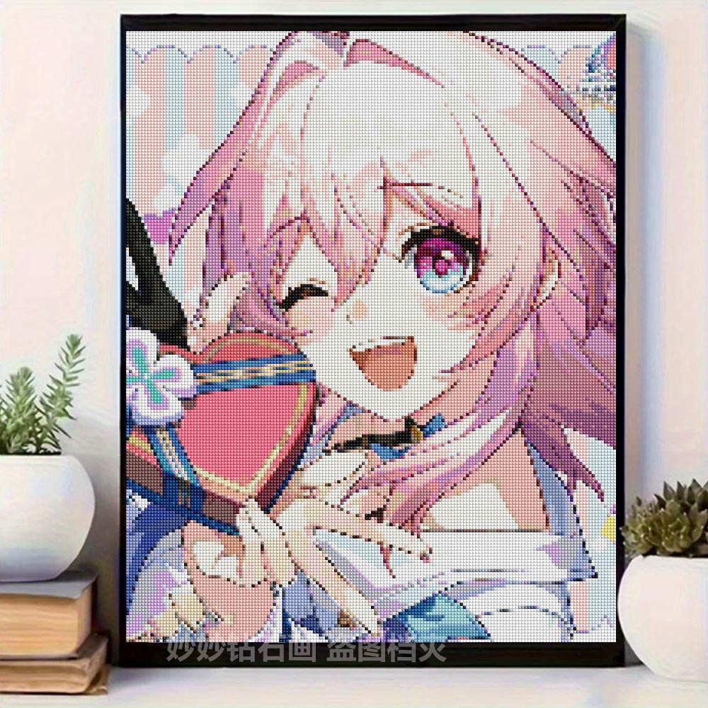 星穹铁道三月七贴钻石画diy成人女生手工女孩砖石十字绣StarRail