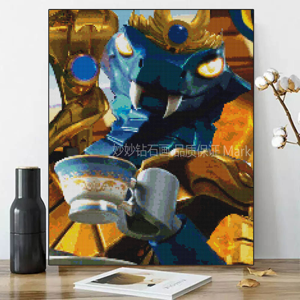 5D幻影忍者阿斯皮尔钻石画儿童房男孩5DIY手工砖石十字绣2026新款