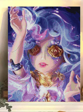 IDV高颜值第五人格调香师钻石画女孩diy手工成人砖石秀点钻十字绣