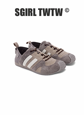 C539-8 SGIRLT WTW丑萌拼色休闲运动德训鞋女新款网面透气防滑鞋