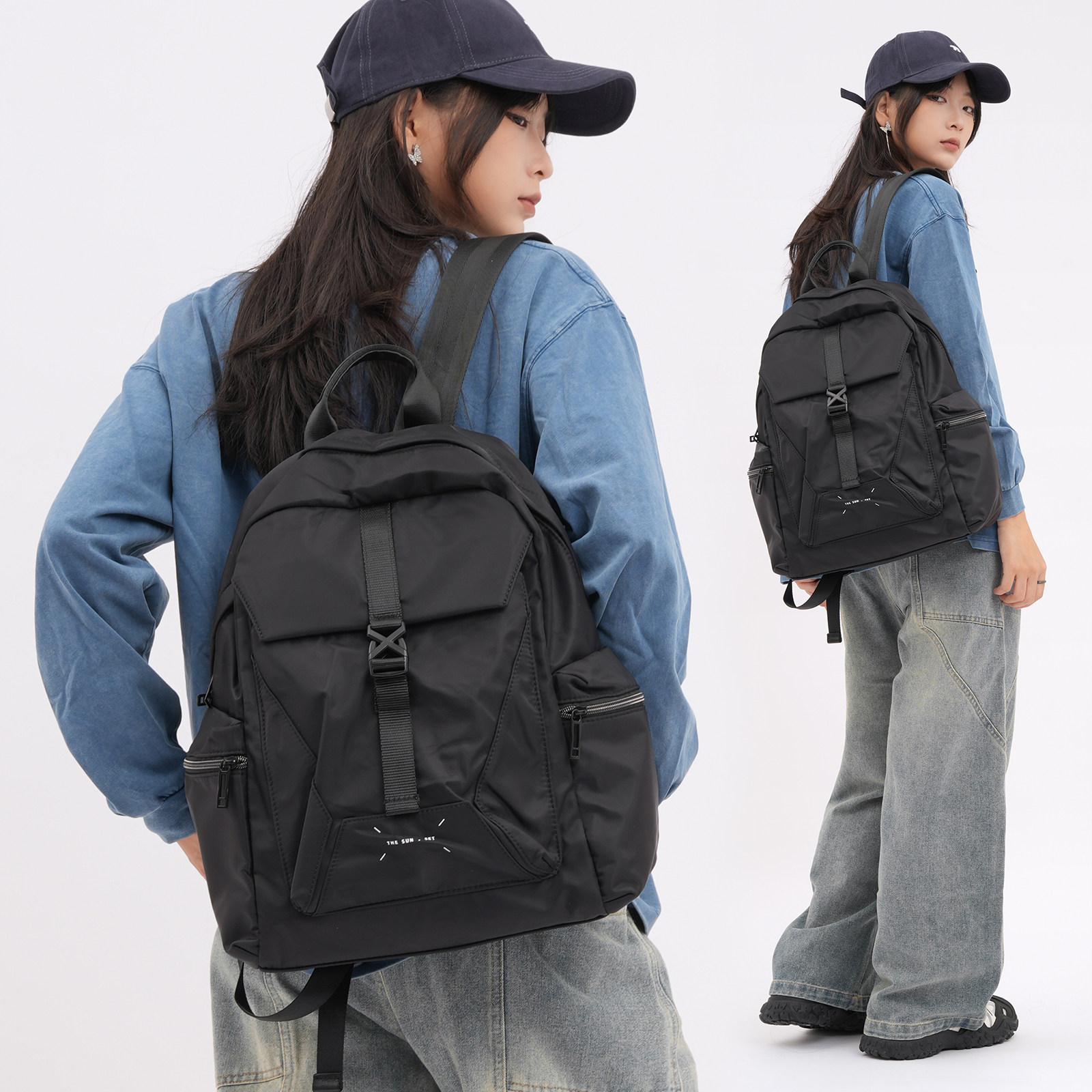 电玩汽水机能风尼龙双肩包男大容量通勤电脑背包书包女旅行登山包,箱包皮具/热销女包/男包,双肩背包,淘宝优惠券,粉丝福利购,淘宝优惠卷