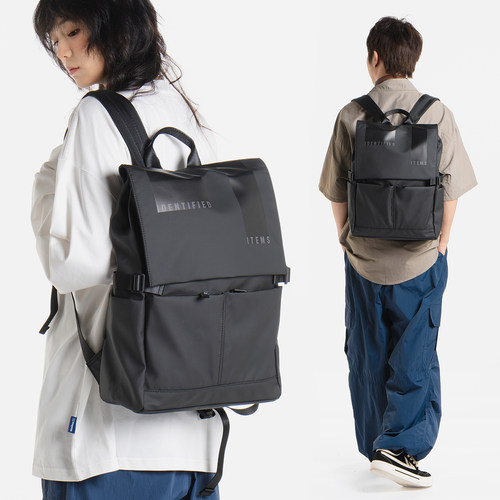 电玩汽水日系工装机能风双肩包