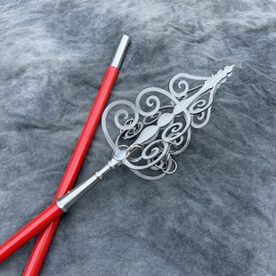 锡杖禅杖头不锈钢法杖杖头法器用品禅杖兵器法器道具佛具法师用品