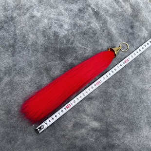 春秋大刀配件关公刀樱挂铃纤维刀樱纯铜响铃红缨武术刀武术器材