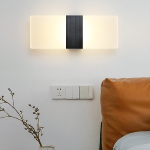 现代简约led壁灯民宿酒店背景墙壁灯卧室床头灯客厅走廊过道墙灯