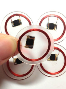 NFC电子标签 ISO14443A 13.56MHz 透明钱币卡 RFID标签 mifare 1K