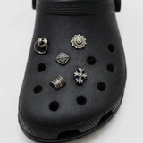 Металлический аксессуар, съемные туфли, пряжка для обуви, в стиле панк