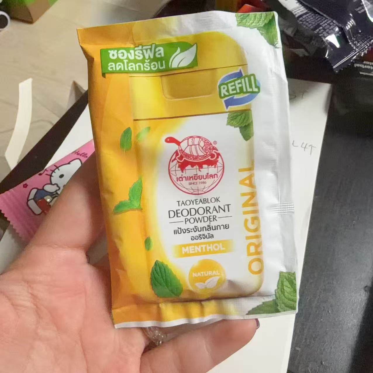 泰国本土乌龟牌爽身粉