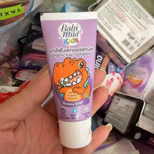 泰国小宝宝牙膏水果味道